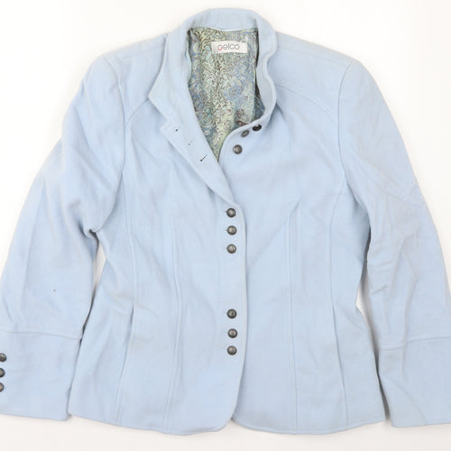 Gelco Womens Blue   Jacket  Size 12  Button