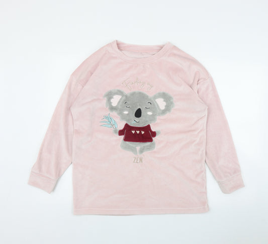 George Womens Pink Solid Polyester Top Pyjama Top Size 8   - Koala