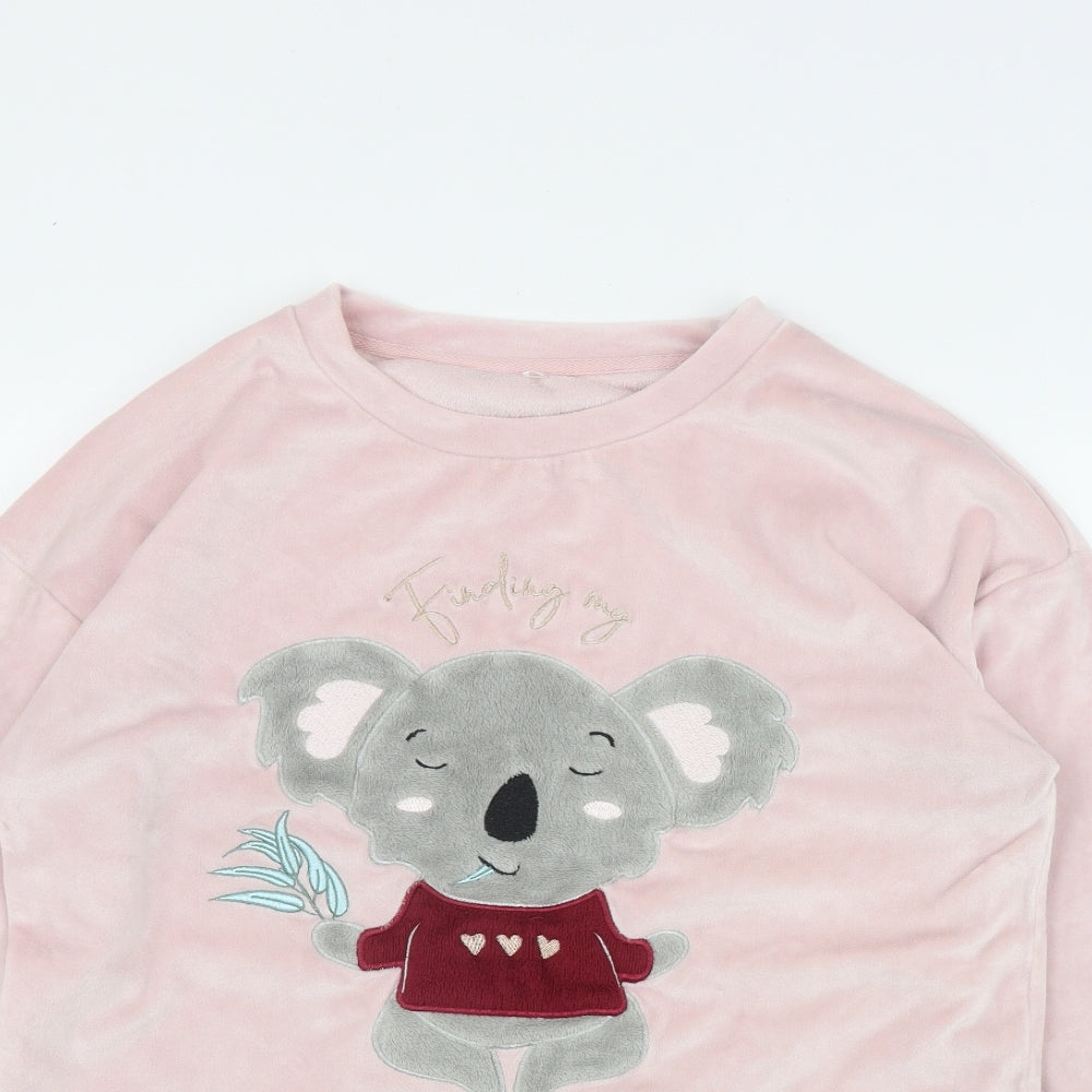 George Womens Pink Solid Polyester Top Pyjama Top Size 8   - Koala