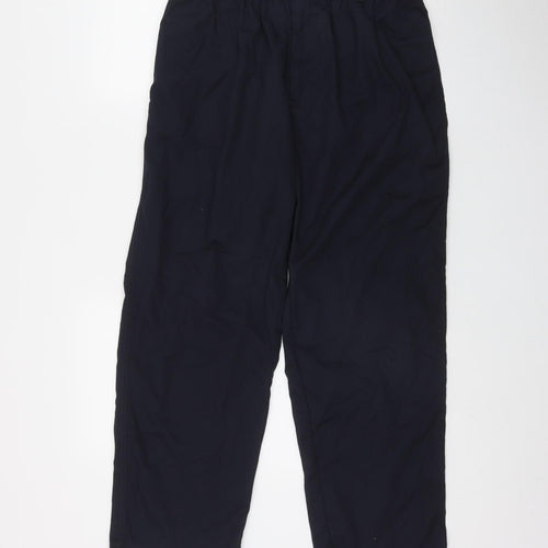 Preworn Mens Blue  Polyester Trousers  Size XS L27 in Regular Drawstring