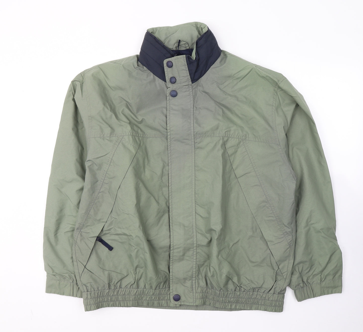 Essentials Mens Green   Jacket Coat Size L  Zip