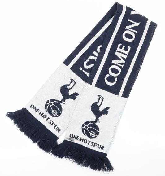 Tottenham Hotspur F.C. Mens Blue  Acrylic Scarf  One Size   - Football scarf