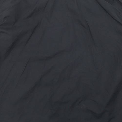 New Look Mens Black   Windbreaker Jacket Size S  Snap