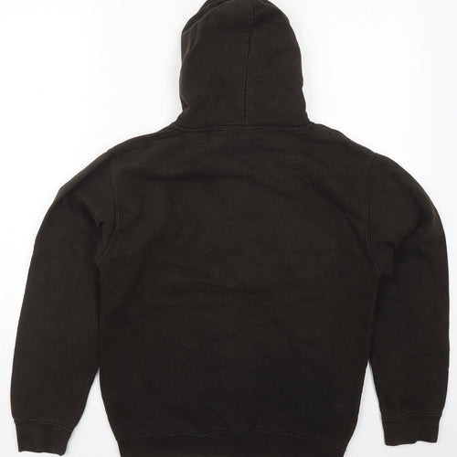 All We Do is Mens Brown  Cotton Pullover Hoodie Size S   - Handshake