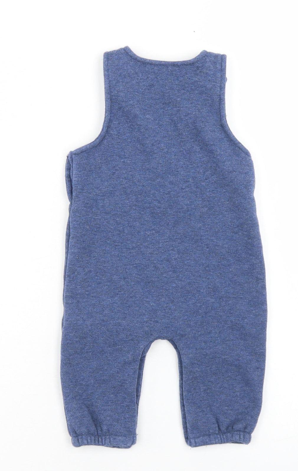 TU Boys Blue  Polyester Dungaree One-Piece Size 3-6 Months  Snap - Flying High