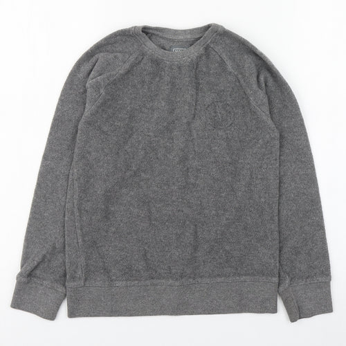 NEXT Boys Grey Round Neck  Polyester Pullover Jumper Size 9 Years
