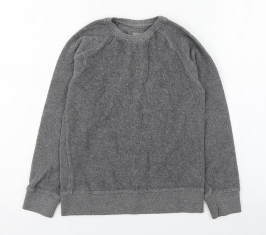 NEXT Boys Grey Round Neck  Polyester Pullover Jumper Size 9 Years