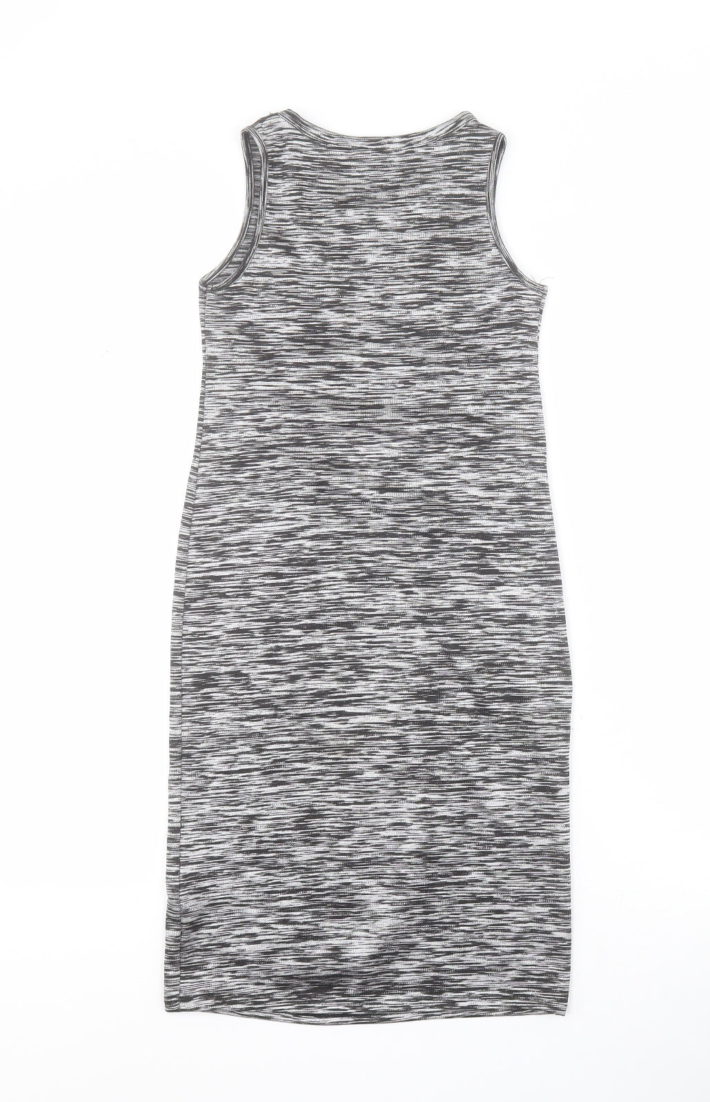 Primark Girls Grey  Polyester Pencil Dress  Size 7-8 Years  Round Neck Pullover