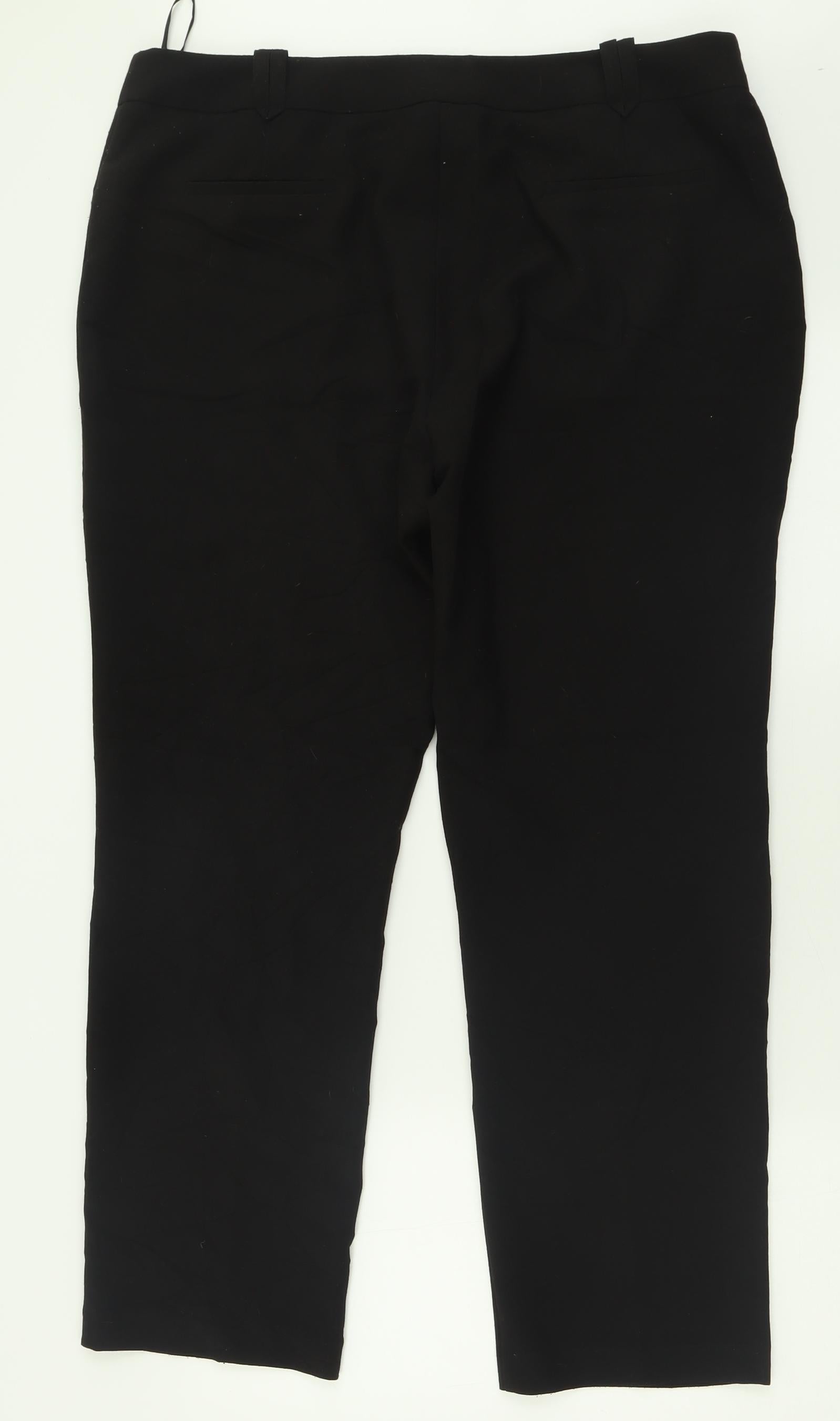 Black Polyester Trousers