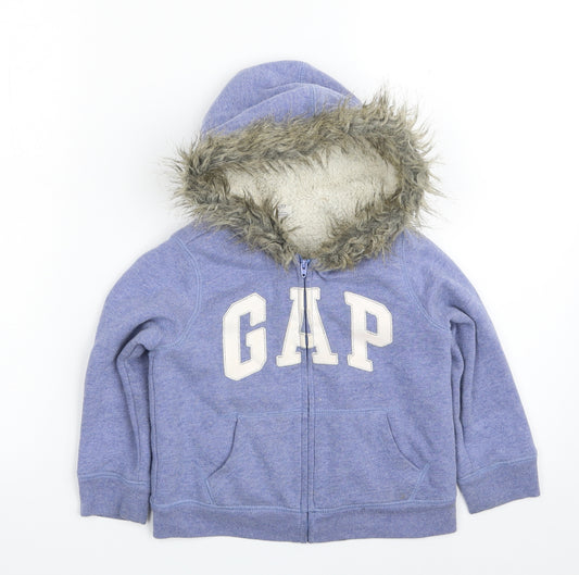 Gap Girls Blue   Jacket  Size 4 Years  Zip