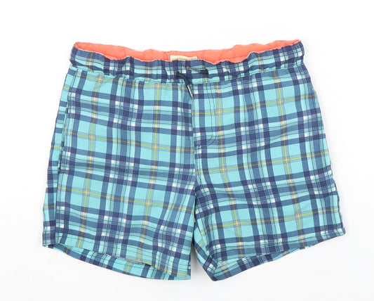 Vertbaudet Boys Multicoloured Plaid Polyester Bermuda Shorts Size 6 Years  Regular  - Swim Shorts