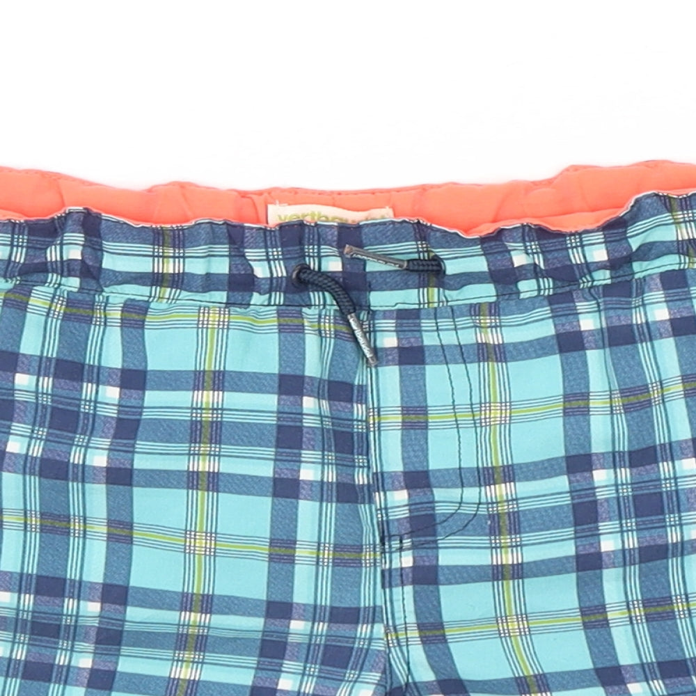 Vertbaudet Boys Multicoloured Plaid Polyester Bermuda Shorts Size 6 Years  Regular  - Swim Shorts