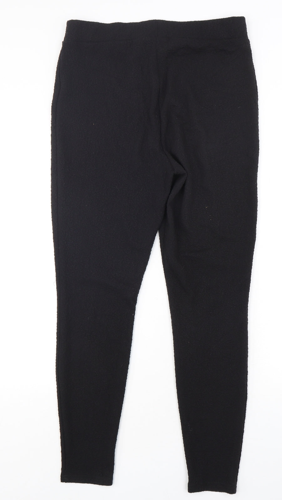 Papaya Womens Black Geometric Polyester Jogger Leggings Size 14 L27 in