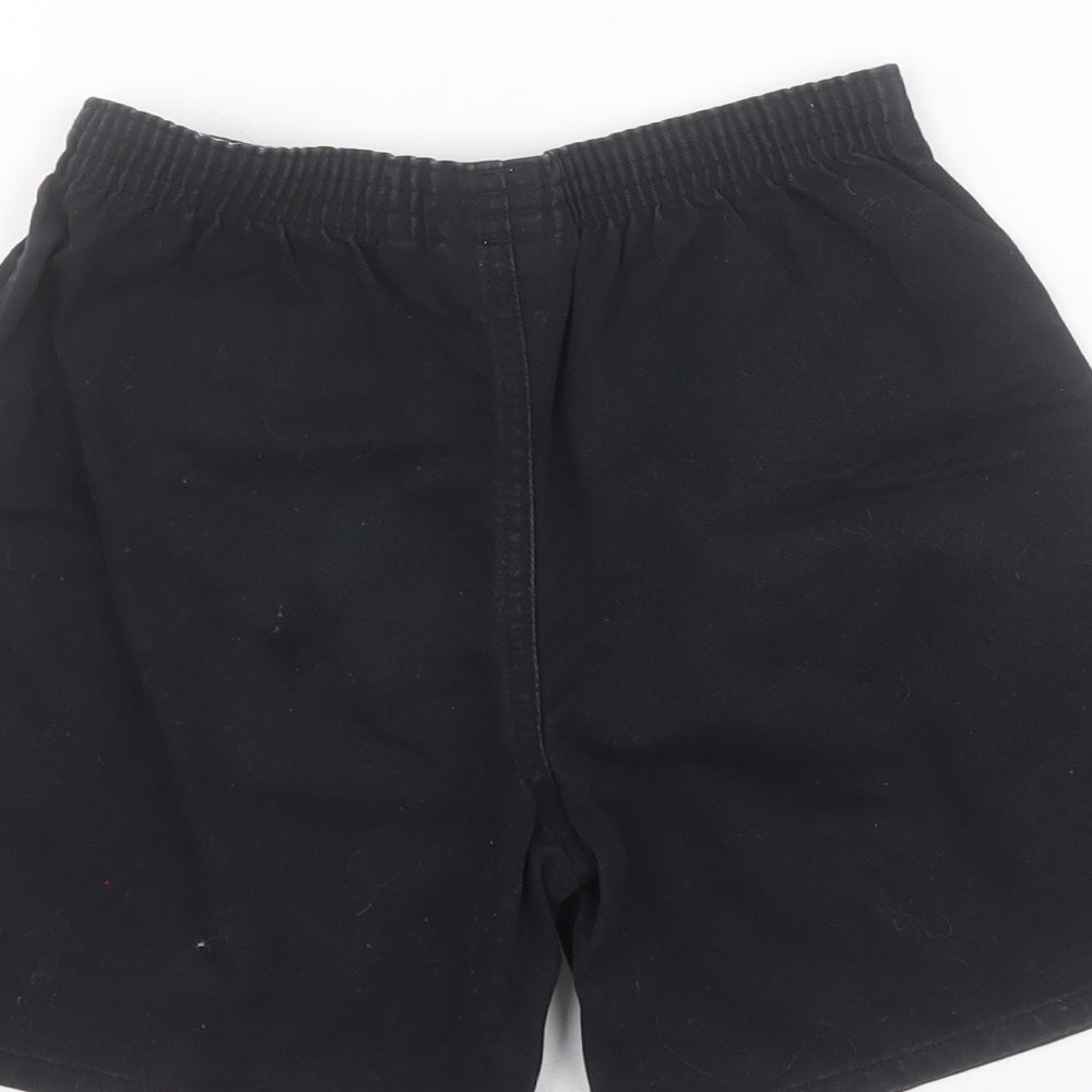 Trutex sport Boys Black  100% Cotton Sweat Shorts Size S  Regular  - School