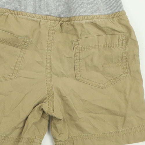 Urban Rascals Boys Beige  Cotton Bermuda Shorts Size 2 Years  Regular