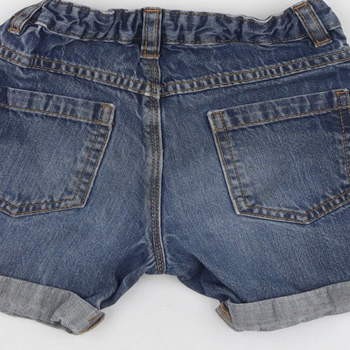 George Boys Blue  Cotton Bermuda Shorts Size 2-3 Years  Regular