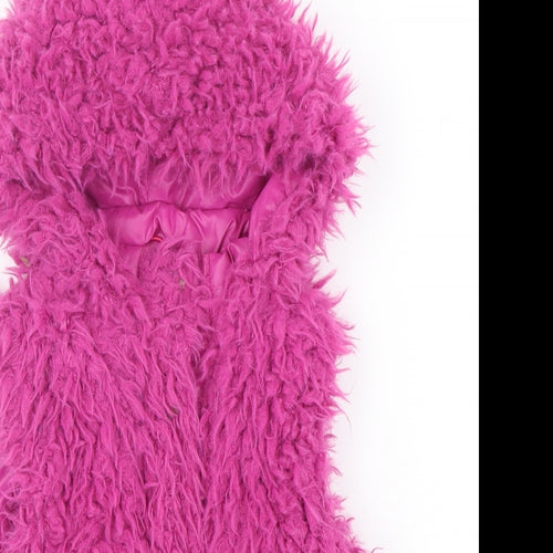 Boboli  Girls Pink   Gilet Coat Size 4 Years  Zip
