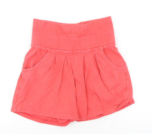 Indigo Collection Girls Pink  Cotton Sweat Shorts Size 5-6 Years  Regular