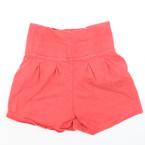 Indigo Collection Girls Pink  Cotton Sweat Shorts Size 5-6 Years  Regular