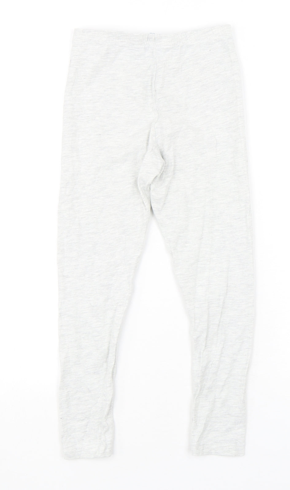 Primark Girls Grey  Cotton Sweatpants Trousers Size 7-8 Years  Regular  - Leggings
