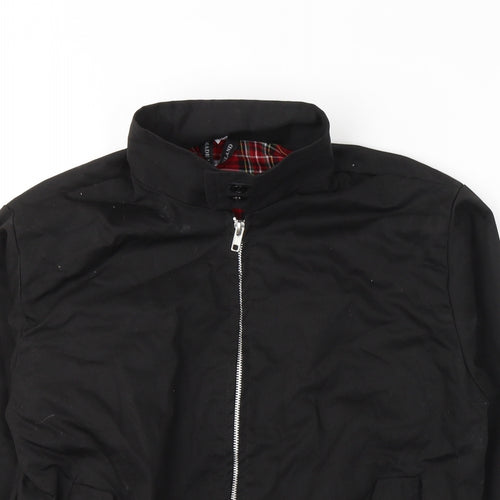 Made in England Mens Black   Jacket  Size S  Zip