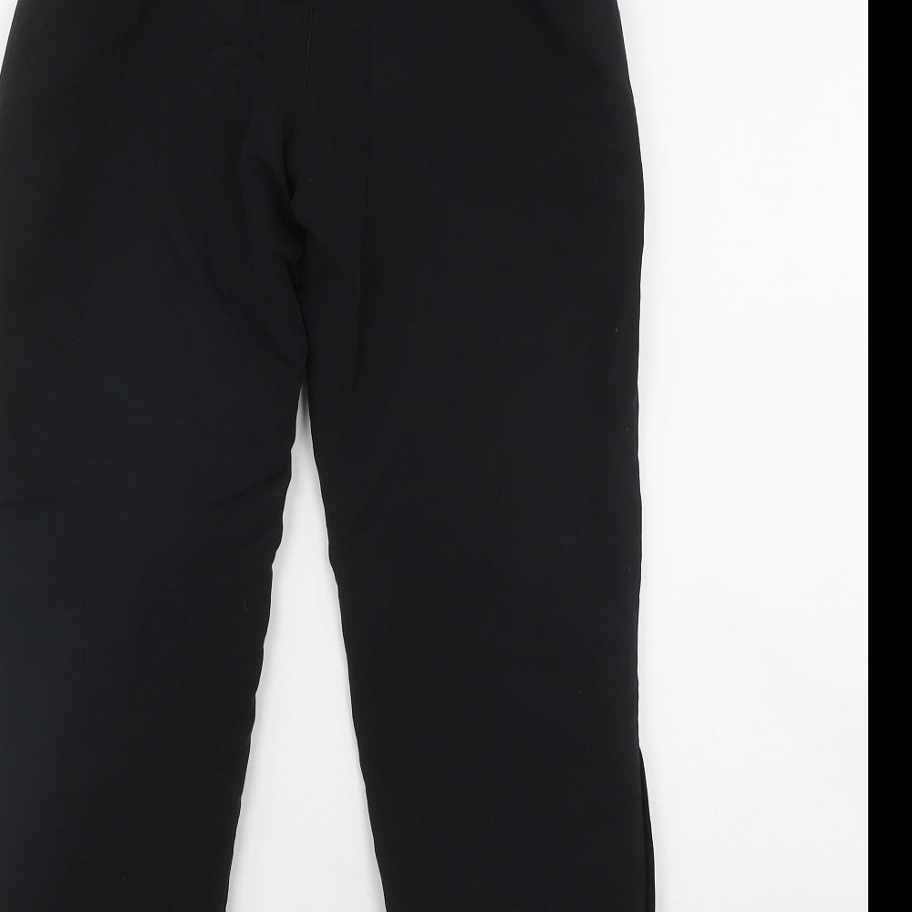 Mitre Boys Black  Polyester Jogger Trousers Size M L25 in Regular Drawstring
