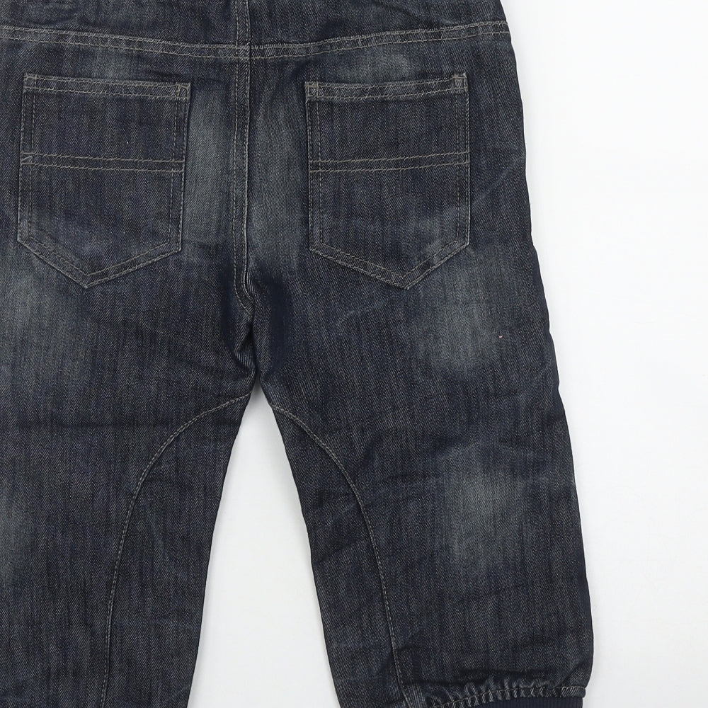 Denim & Co  Boys Blue  Cotton Utility Shorts Size 6-7 Years  Regular Zip