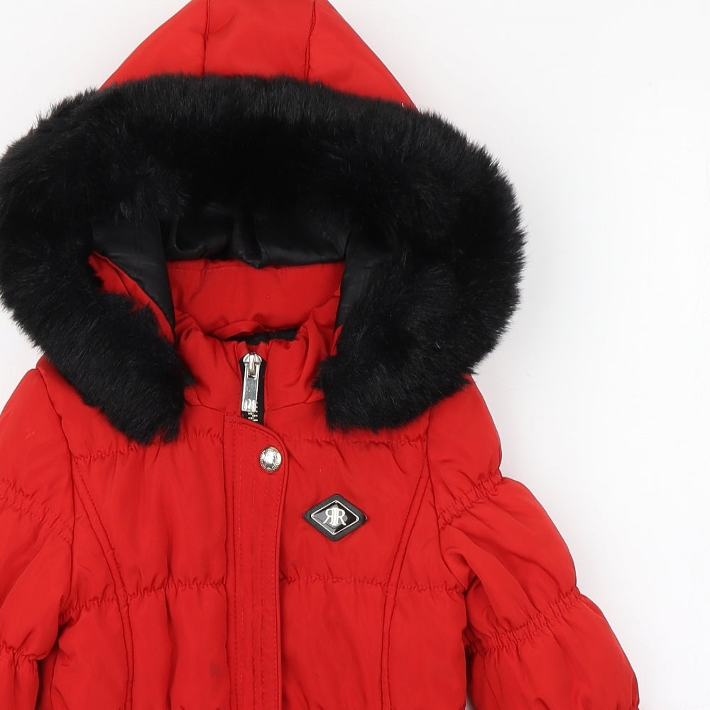 River island store red coat