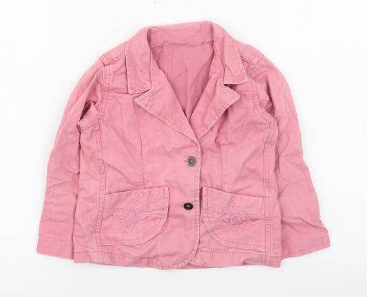 Money Mouse Girls Pink   Jacket  Size 2-3 Years  Button