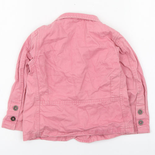 Money Mouse Girls Pink   Jacket  Size 2-3 Years  Button
