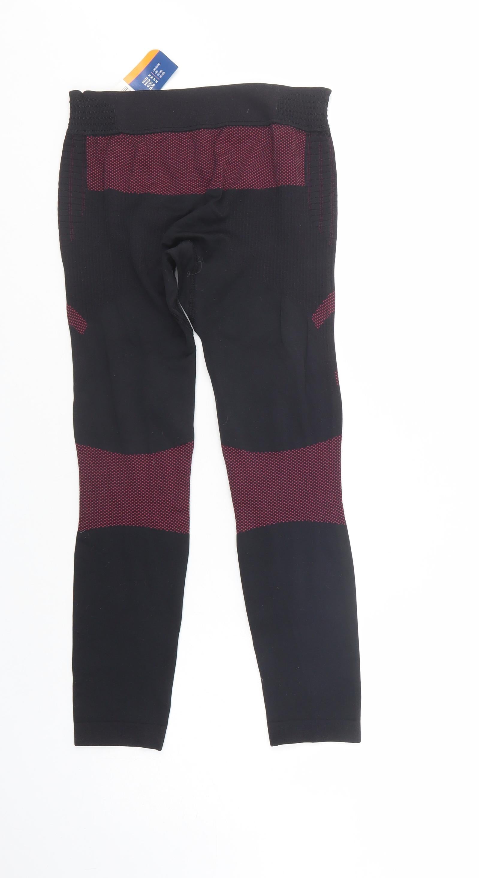 Souluxe Black Sports Leggings - Black - 16