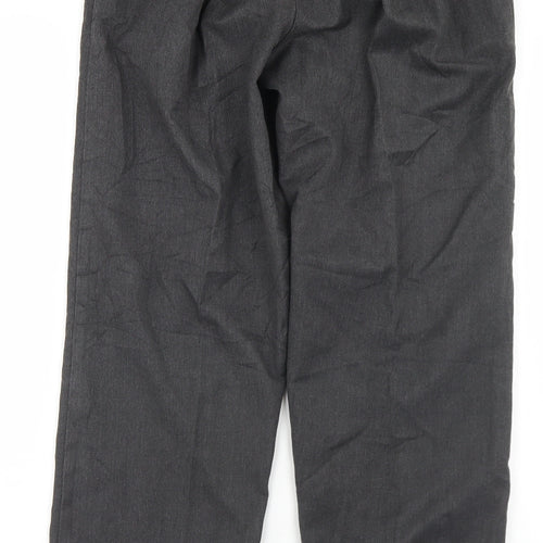 Trustar Boys Grey  Polyester Dress Pants Trousers Size 13 Years  Regular Hook & Eye - School Wear
