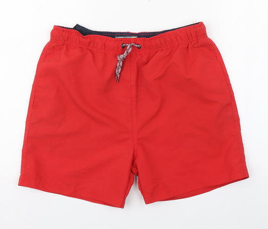 Primark Mens Red  Polyester Athletic Shorts Size S  Regular  - Swim Trunks