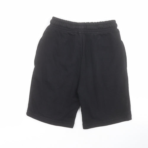 NEXT Boys Black  Cotton Sweat Shorts Size 9 Years  Regular
