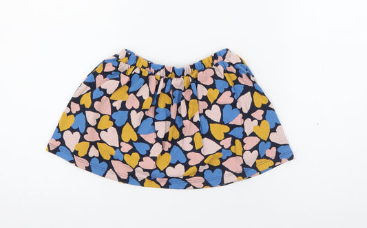 RTR Girls Multicoloured Geometric Cotton Flare Skirt Size 3 Years  Regular