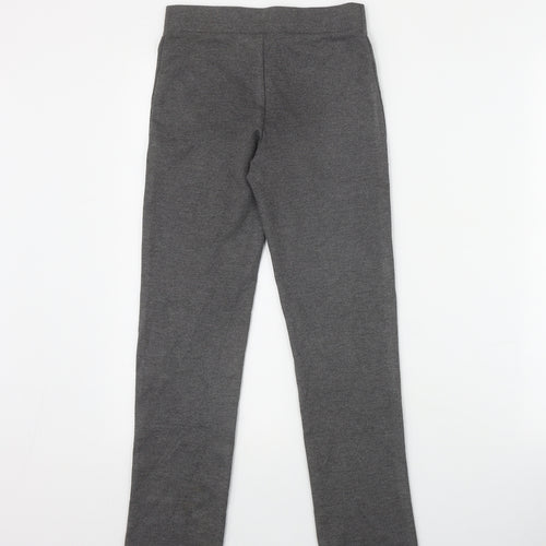 George Girls Grey  Polyester Jegging Trousers Size 9 Years  Regular Pullover
