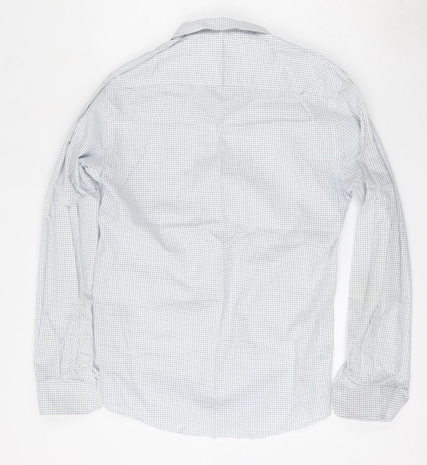 RDX Mens Multicoloured Geometric Cotton  Dress Shirt Size M Collared Button