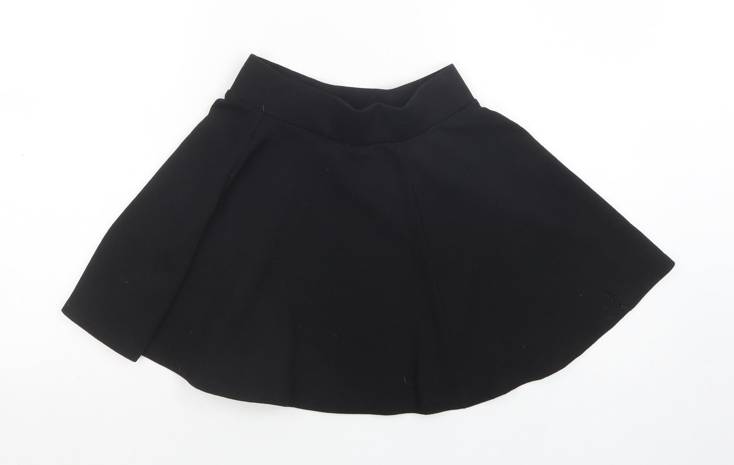 New Look Girls Black  Polyester Skater Skirt Size 10-11 Years  Regular