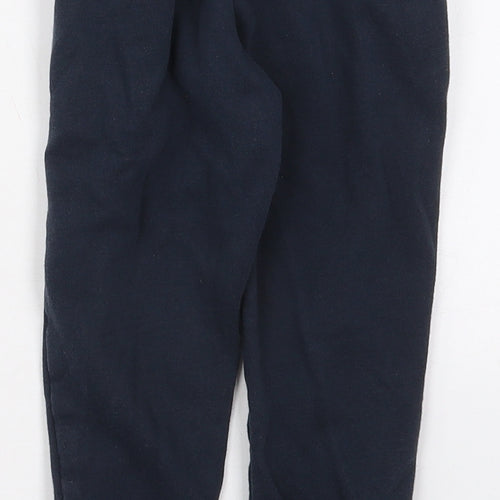 Dunnes Boys Blue  Cotton Sweatpants Trousers Size 4 Years  Regular