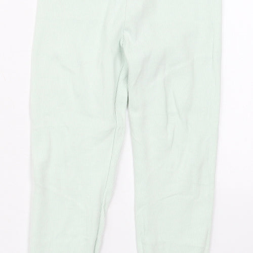 Matalan Girls Green  Cotton Carrot Trousers Size 3-4 Years  Regular