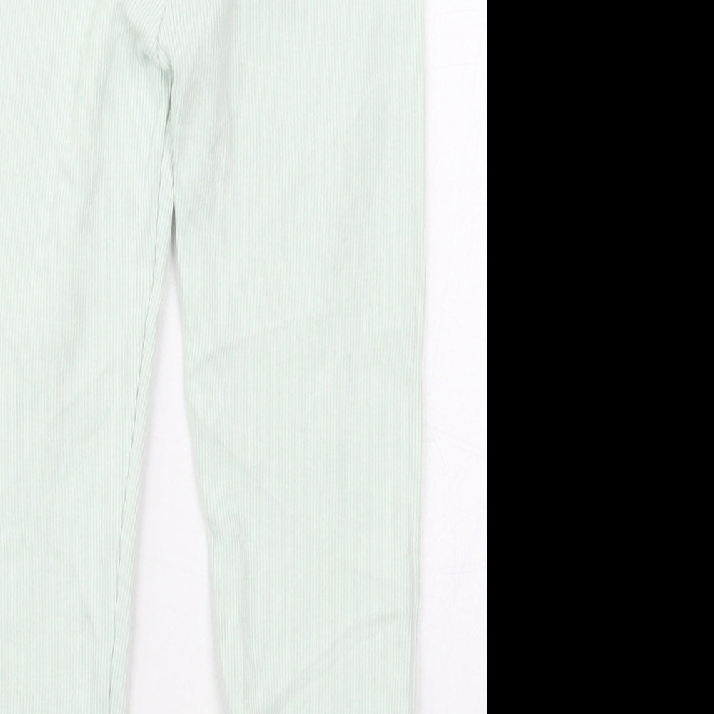 Matalan Girls Green  Cotton Carrot Trousers Size 3-4 Years  Regular