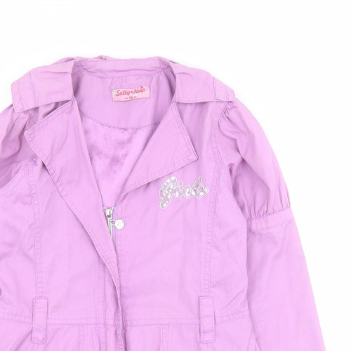 Setty Koop Girls Purple   Jacket  Size 10 Years  Zip