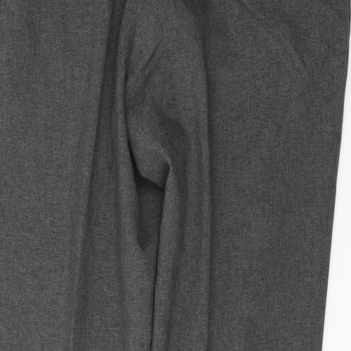 NEXT Mens Grey  Polyester Trousers  Size 38 L31 in Regular Button