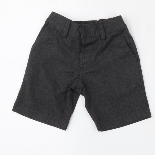 NEXT Boys Grey  Polyester Bermuda Shorts Size 3 Years  Regular Hook & Eye