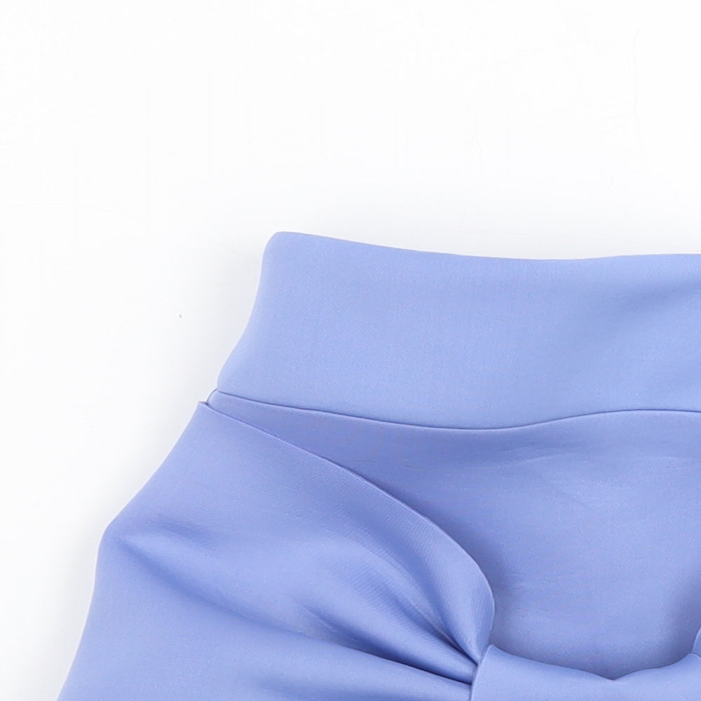 Elfai Girls Blue  Polyester Mini Skirt Size 6 Years  Regular