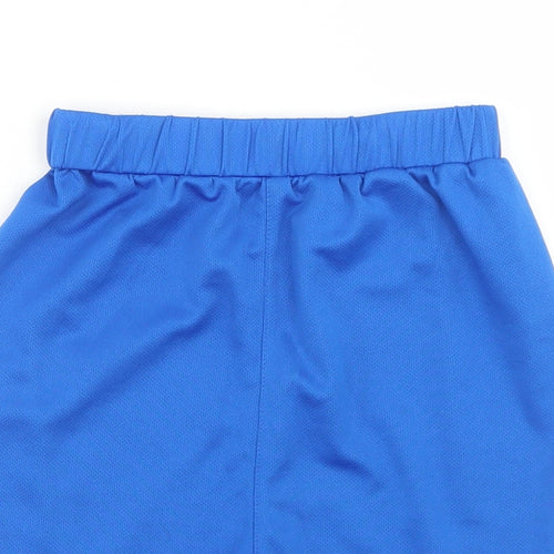Hummel Boys Blue  Polyester Sweat Shorts Size 5-6 Years  Regular