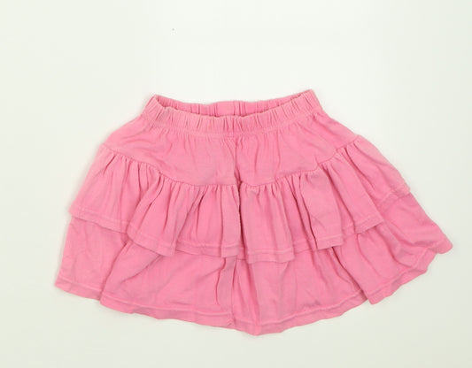 Adams Girls Pink  Polyester A-Line Skirt Size 2 Years  Regular Pull On