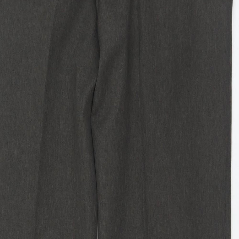 James Pringle Mens Green  Polyester Trousers  Size 36 L31 in Regular Zip