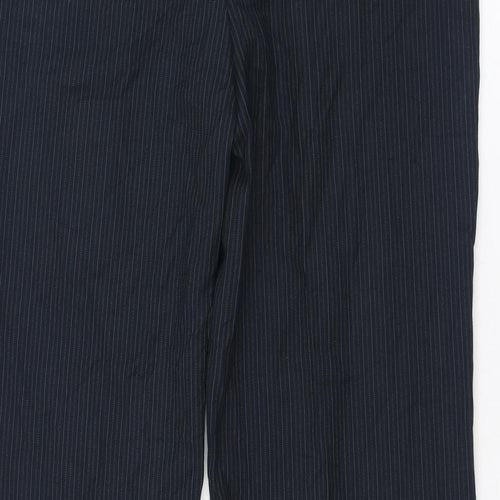 Duffer of St. George Boys Blue  Polyester Dress Pants Trousers Size 14 Years  Regular Zip