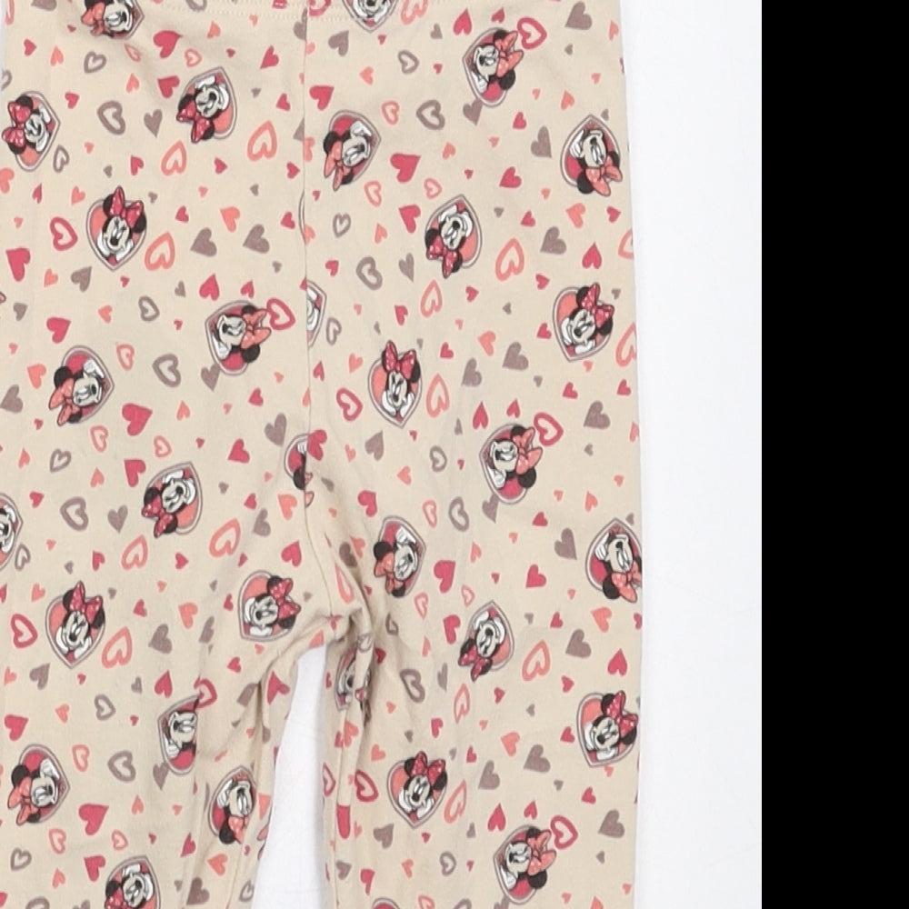 Tesco Girls Beige Cotton Capri Leggings Size 18-24 Months - Minnie Mou –  Preworn Ltd